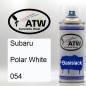 Preview: Subaru, Polar White, 054: 400ml Sprühdose, von ATW Autoteile West.